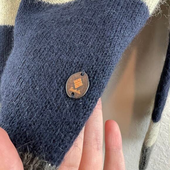 NWT Scotch & Soda Men's Striped Crewneck Mohair Blend Pullover Sweater Small - Picture 4 of 6